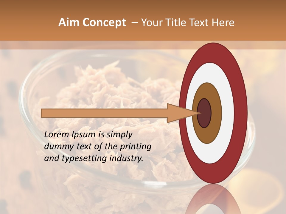 Glass Bowl Cooking Ingredient PowerPoint Template