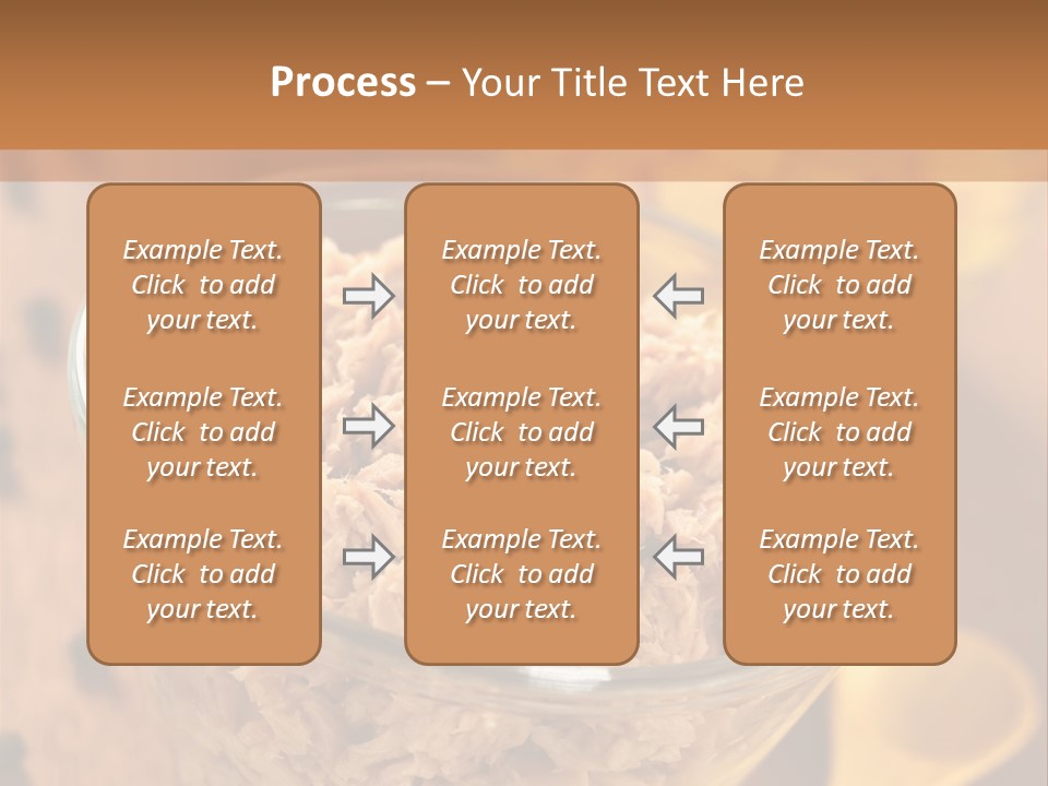 Glass Bowl Cooking Ingredient PowerPoint Template
