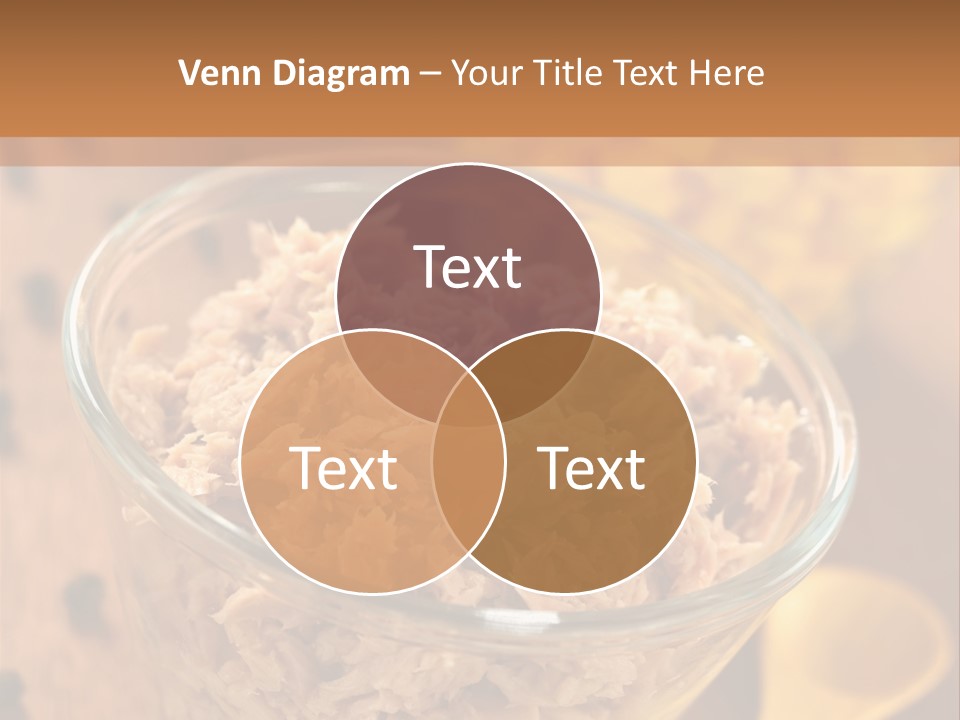 Glass Bowl Cooking Ingredient PowerPoint Template