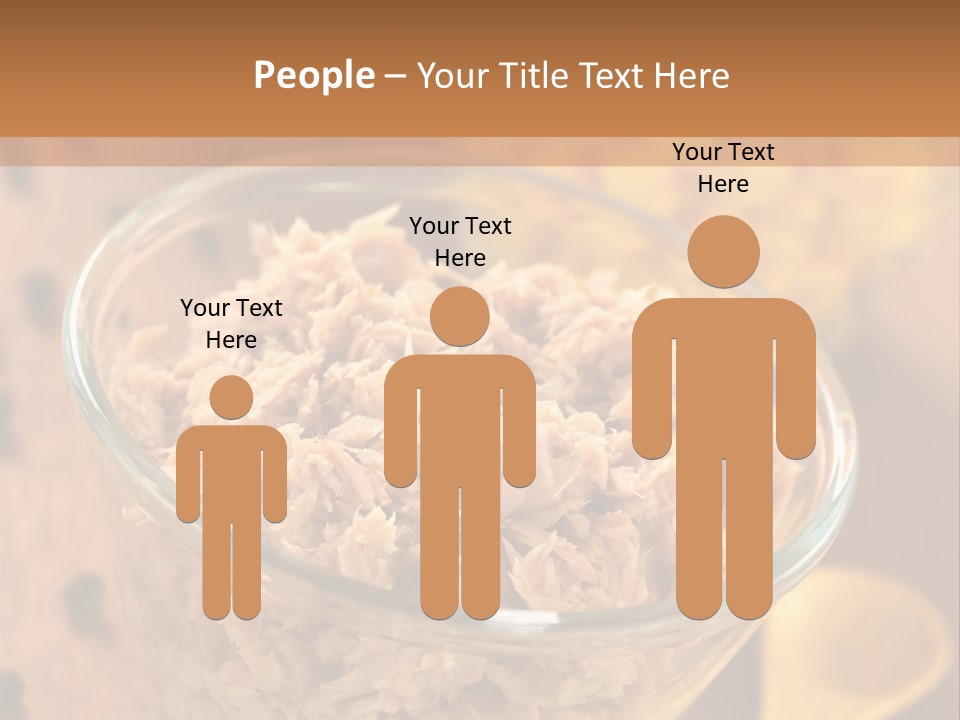 Glass Bowl Cooking Ingredient PowerPoint Template