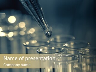 Pharmaceutical Biotechnology Technology PowerPoint Template