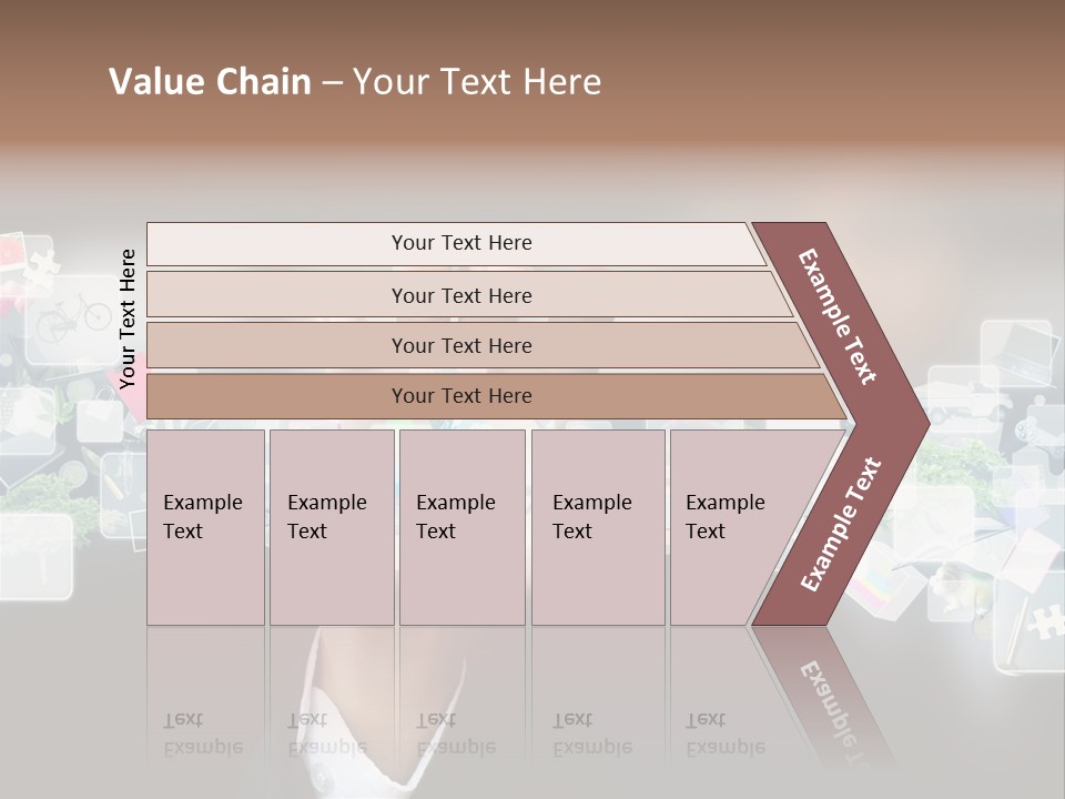 User Laptop Navigation PowerPoint Template