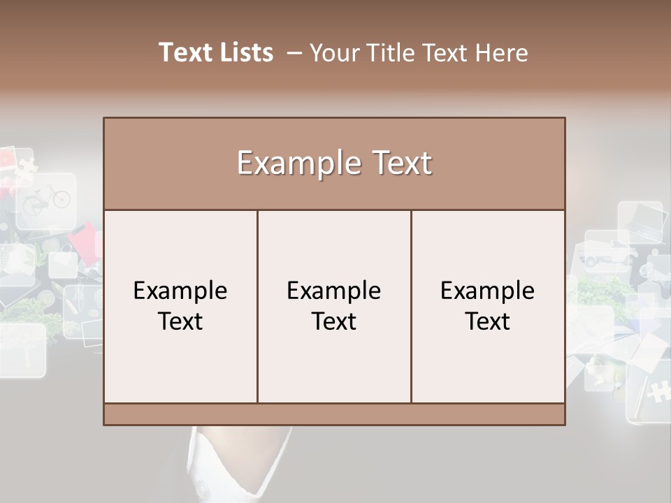 User Laptop Navigation PowerPoint Template