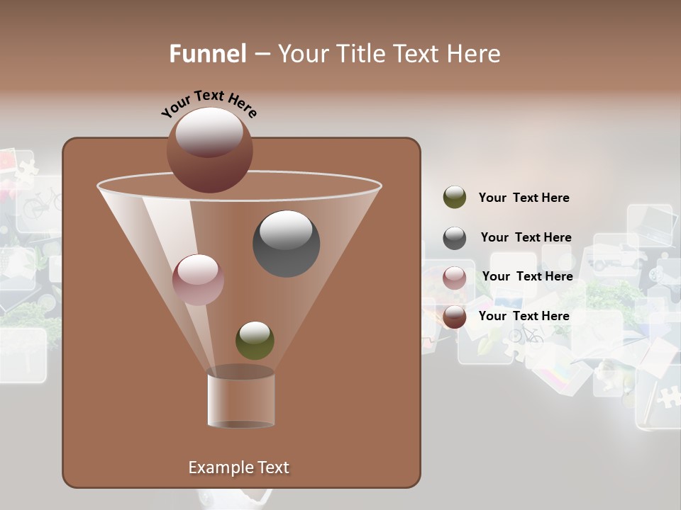 User Laptop Navigation PowerPoint Template