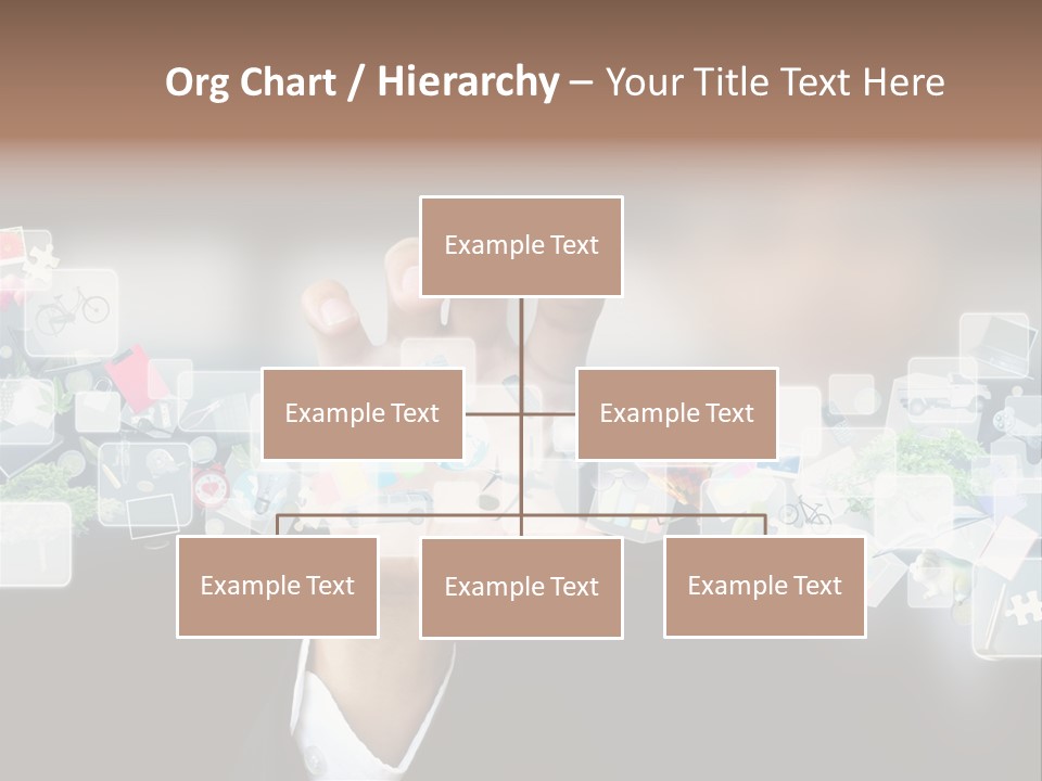 User Laptop Navigation PowerPoint Template