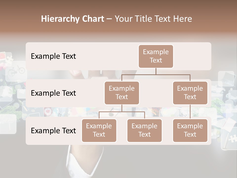 User Laptop Navigation PowerPoint Template