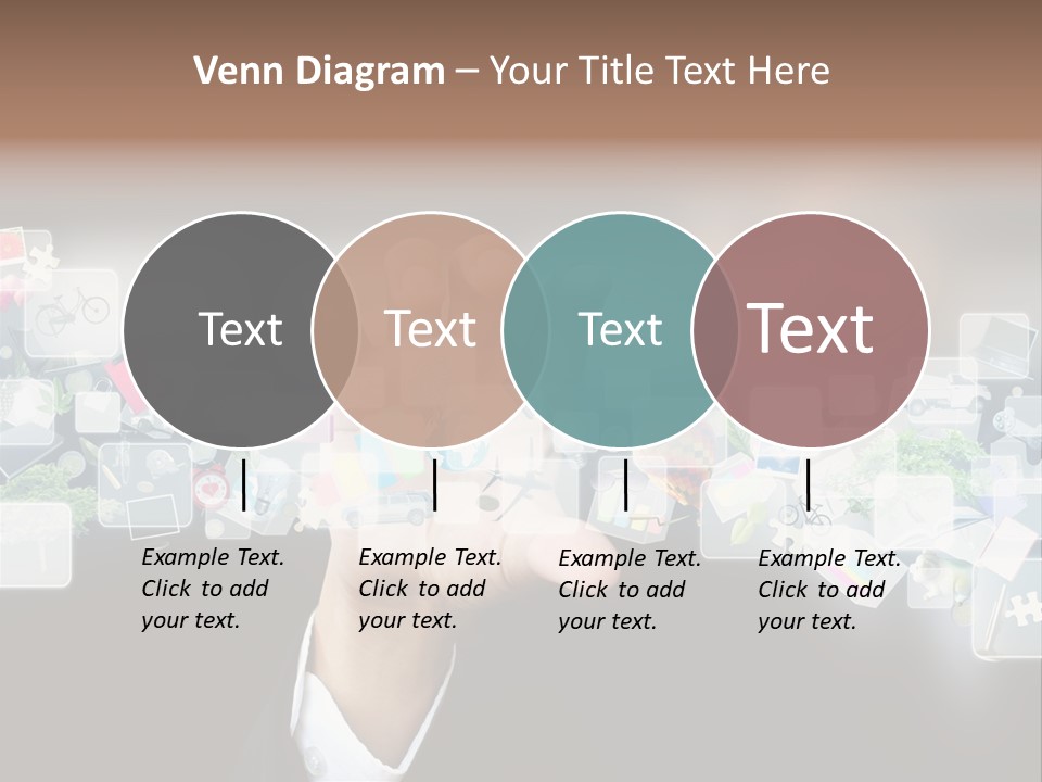 User Laptop Navigation PowerPoint Template