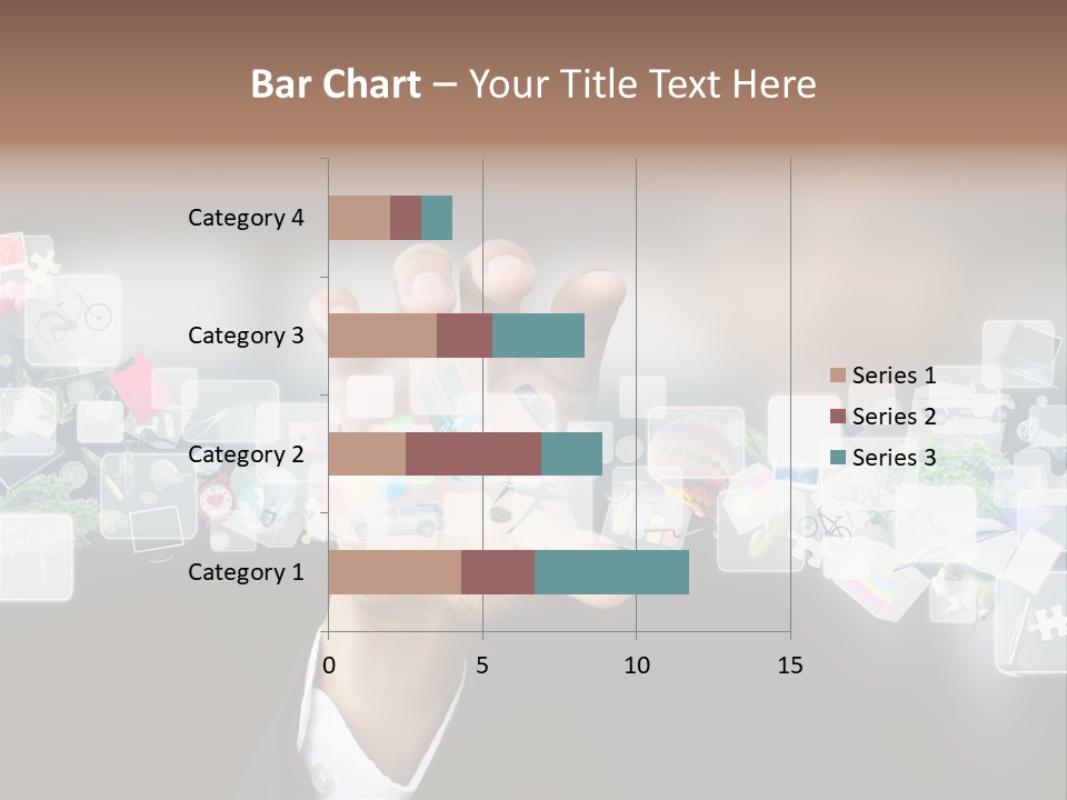 User Laptop Navigation PowerPoint Template