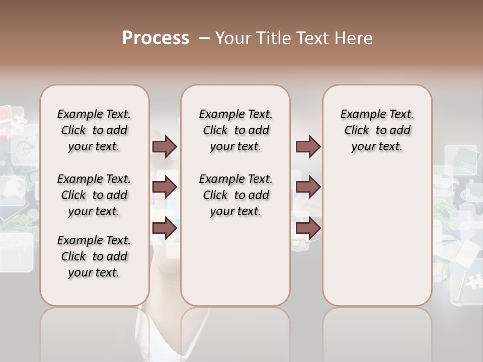 User Laptop Navigation PowerPoint Template