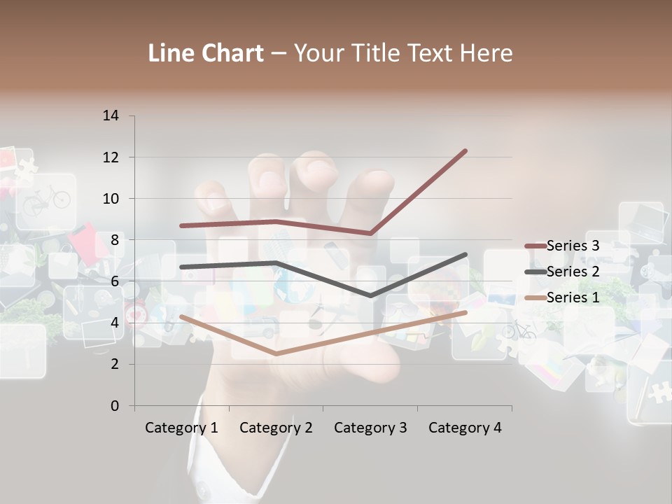 User Laptop Navigation PowerPoint Template