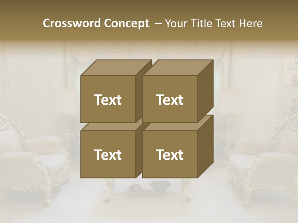 Seat Classic Furnishings PowerPoint Template