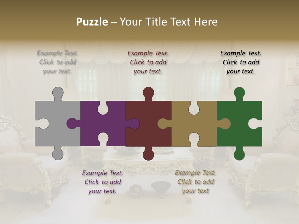 Seat Classic Furnishings PowerPoint Template