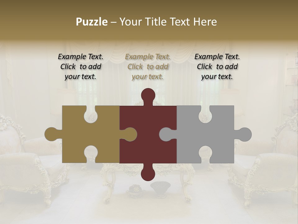 Seat Classic Furnishings PowerPoint Template