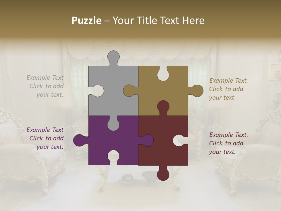 Seat Classic Furnishings PowerPoint Template