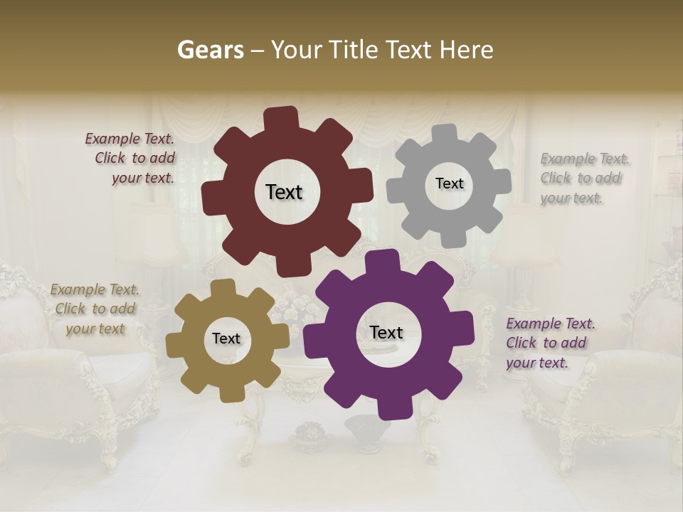 Seat Classic Furnishings PowerPoint Template