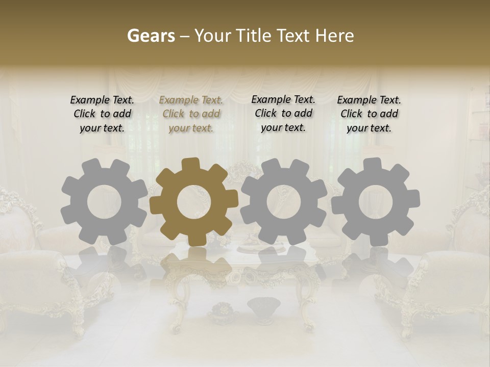 Seat Classic Furnishings PowerPoint Template