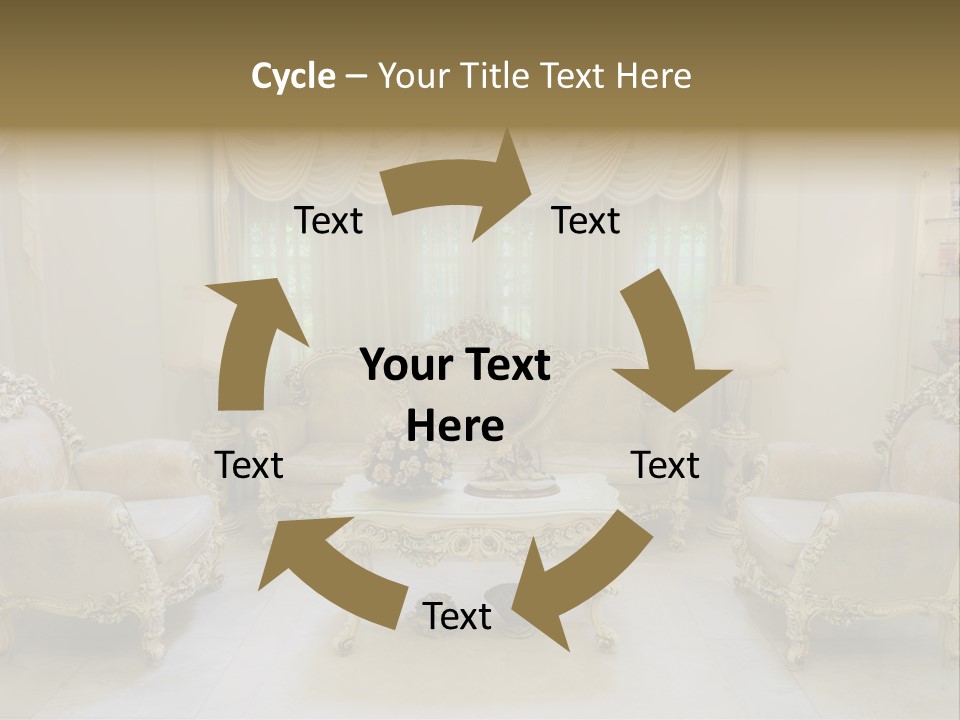Seat Classic Furnishings PowerPoint Template