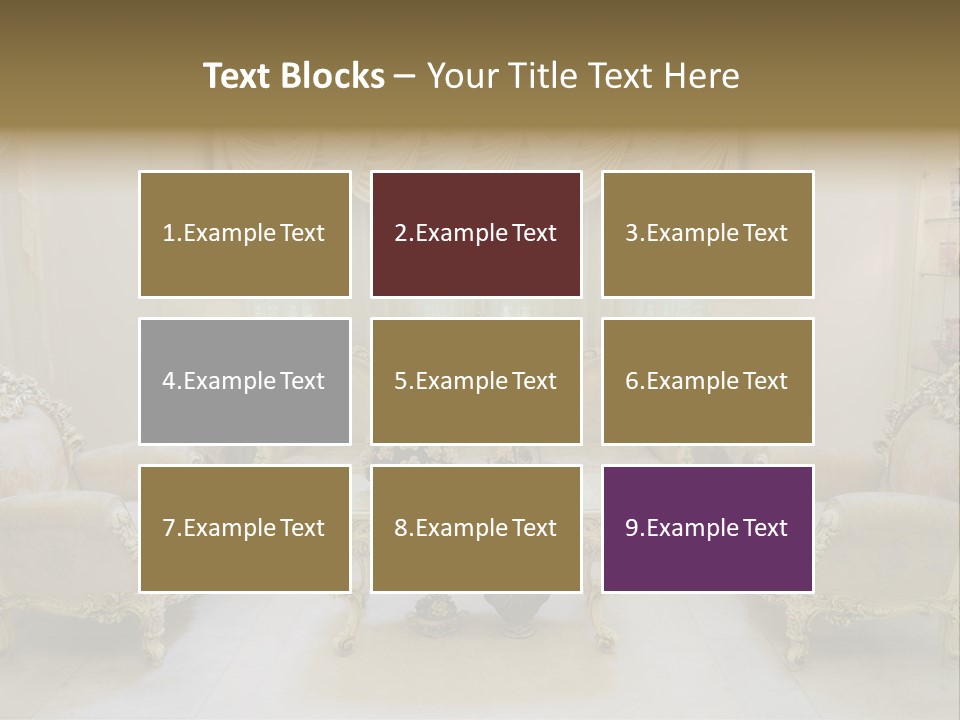 Seat Classic Furnishings PowerPoint Template