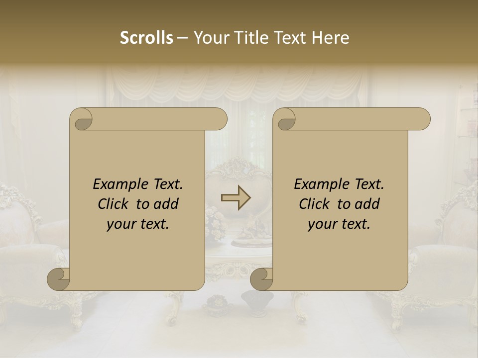 Seat Classic Furnishings PowerPoint Template