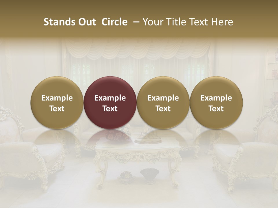 Seat Classic Furnishings PowerPoint Template