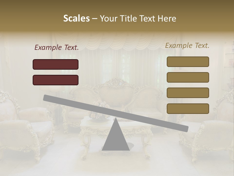 Seat Classic Furnishings PowerPoint Template