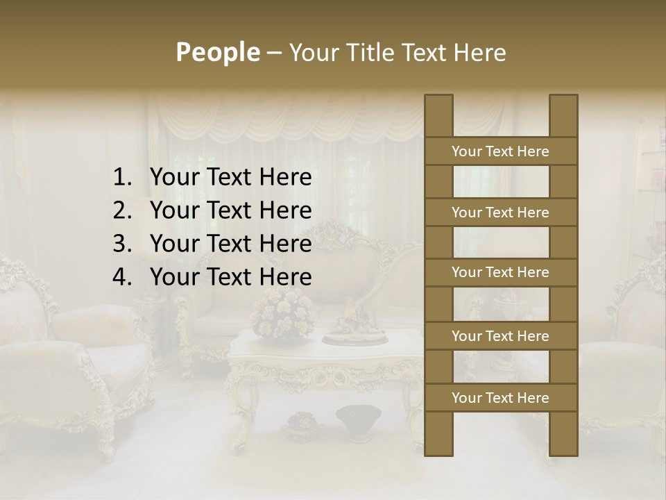 Seat Classic Furnishings PowerPoint Template