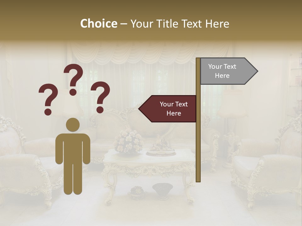 Seat Classic Furnishings PowerPoint Template