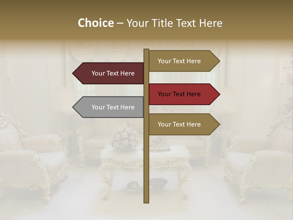 Seat Classic Furnishings PowerPoint Template