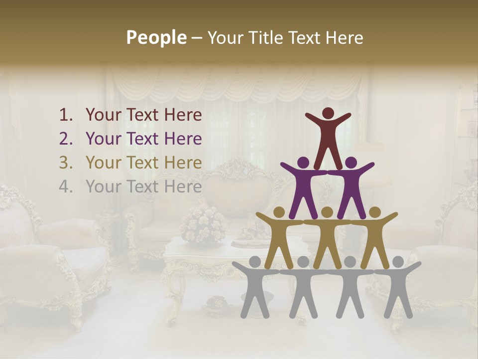 Seat Classic Furnishings PowerPoint Template