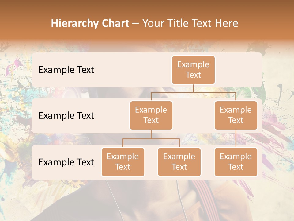 Energy Girl Headphones PowerPoint Template