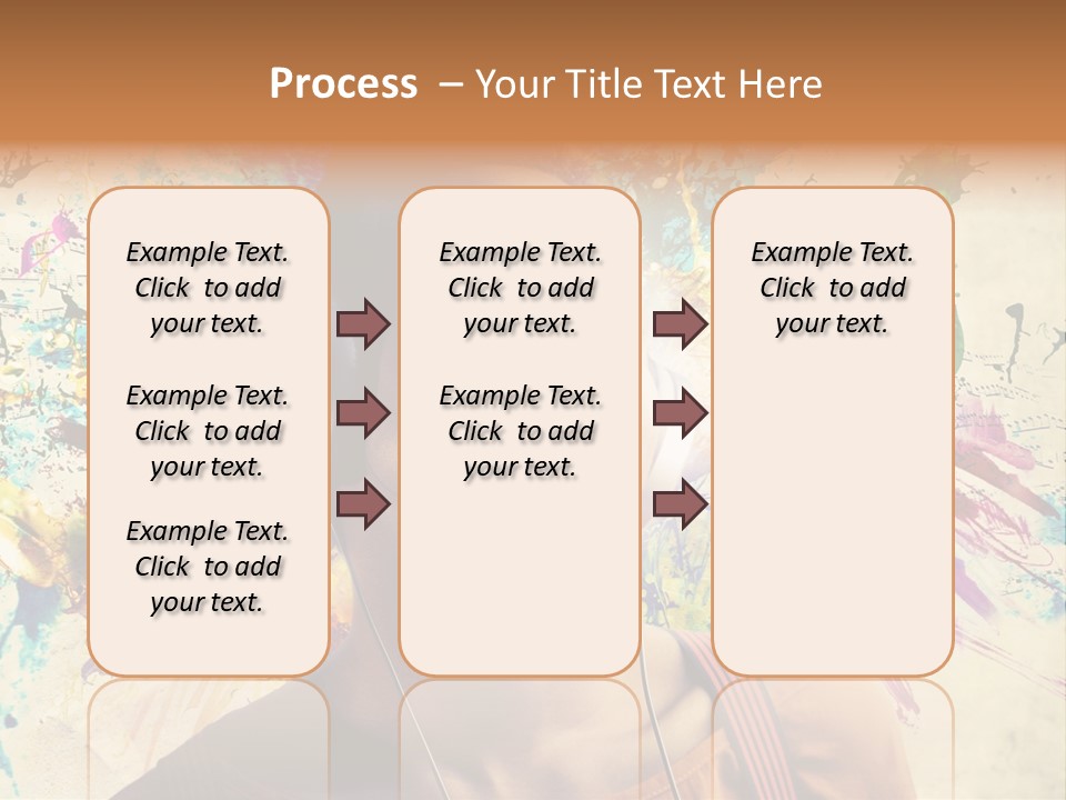Energy Girl Headphones PowerPoint Template