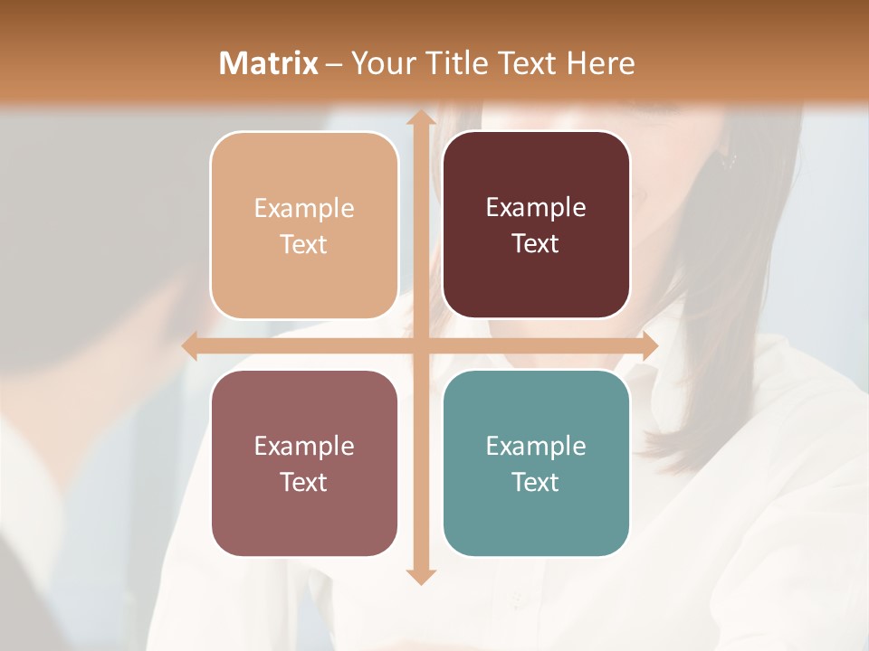 Businesspeople Square Businessteam PowerPoint Template