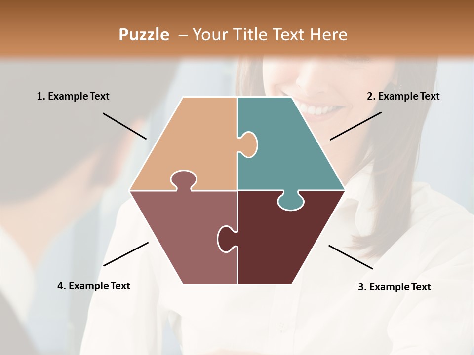 Businesspeople Square Businessteam PowerPoint Template