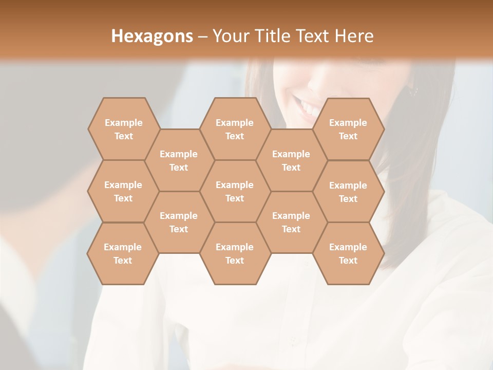 Businesspeople Square Businessteam PowerPoint Template