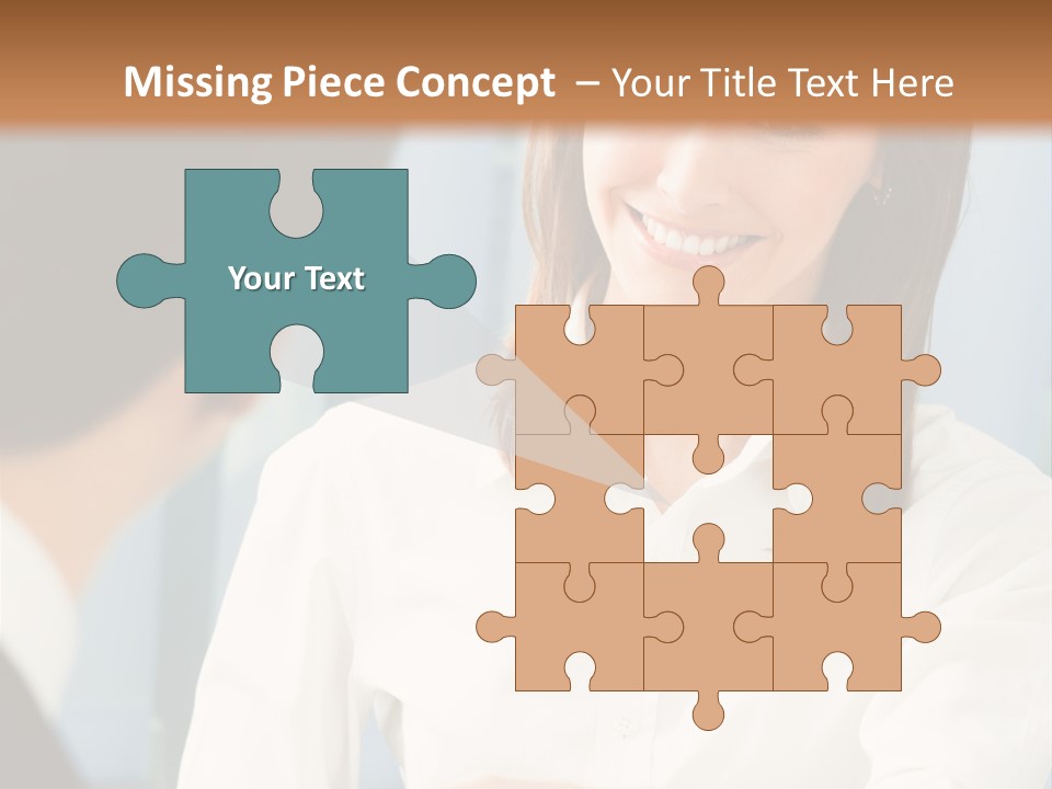 Businesspeople Square Businessteam PowerPoint Template