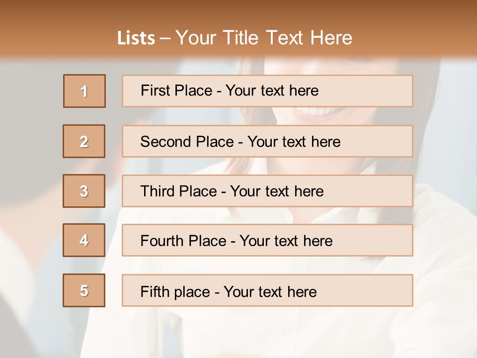 Businesspeople Square Businessteam PowerPoint Template