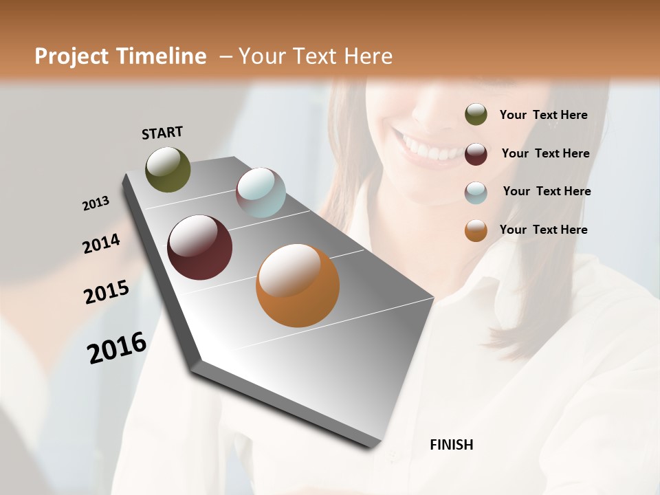 Businesspeople Square Businessteam PowerPoint Template