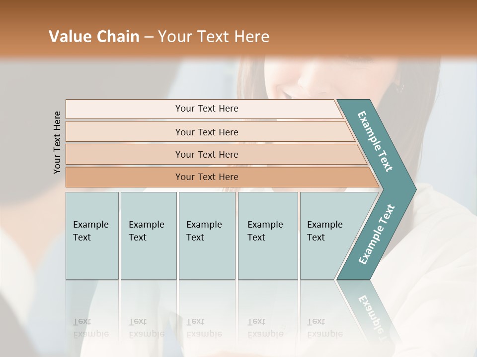 Businesspeople Square Businessteam PowerPoint Template