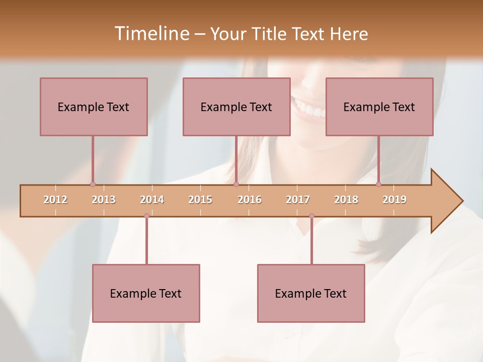 Businesspeople Square Businessteam PowerPoint Template