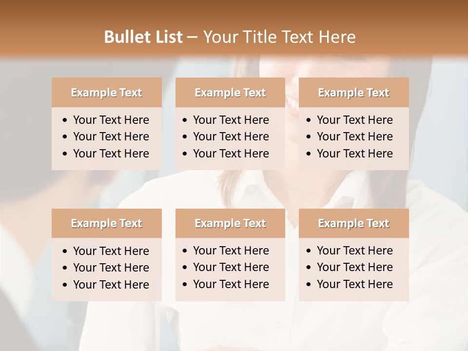 Businesspeople Square Businessteam PowerPoint Template