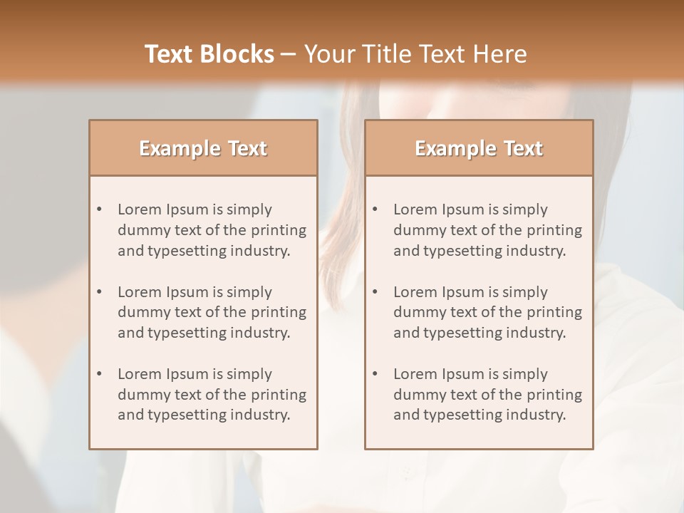 Businesspeople Square Businessteam PowerPoint Template