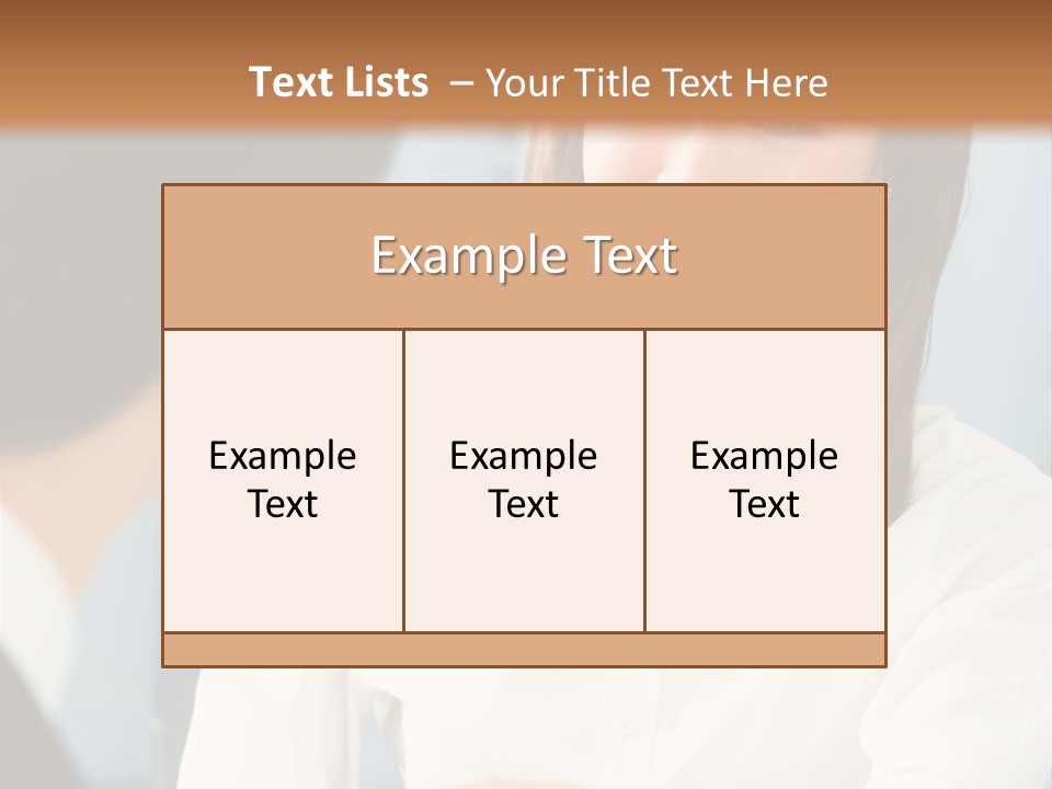 Businesspeople Square Businessteam PowerPoint Template