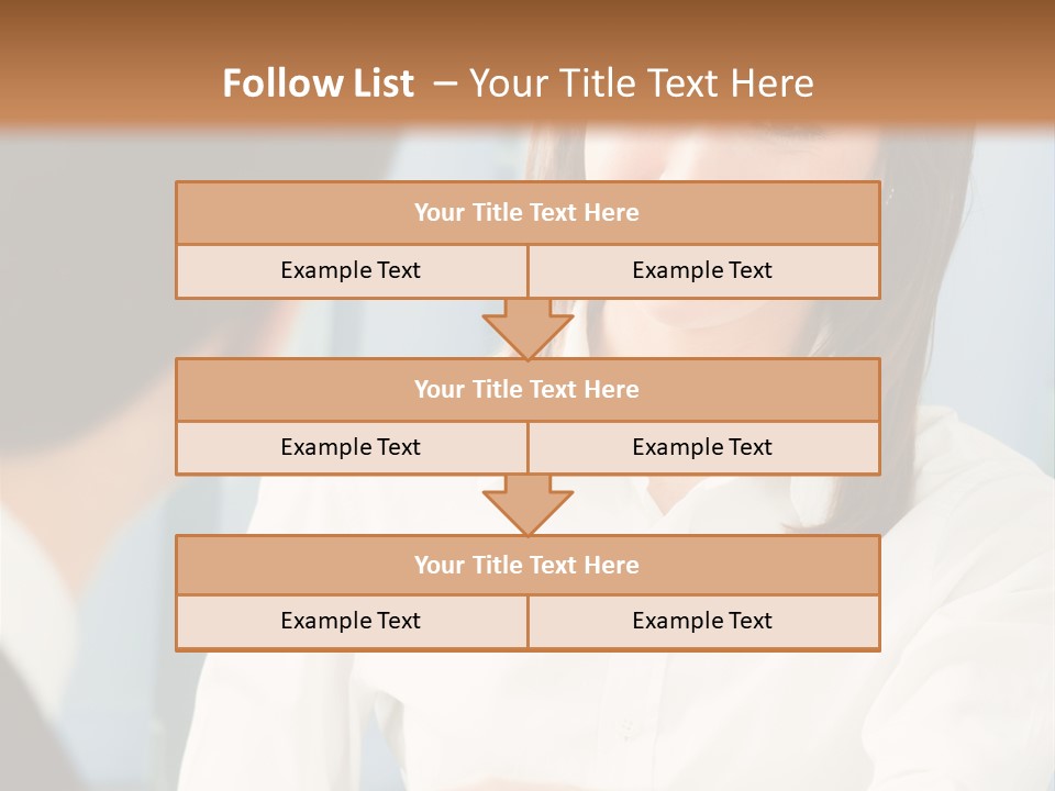 Businesspeople Square Businessteam PowerPoint Template