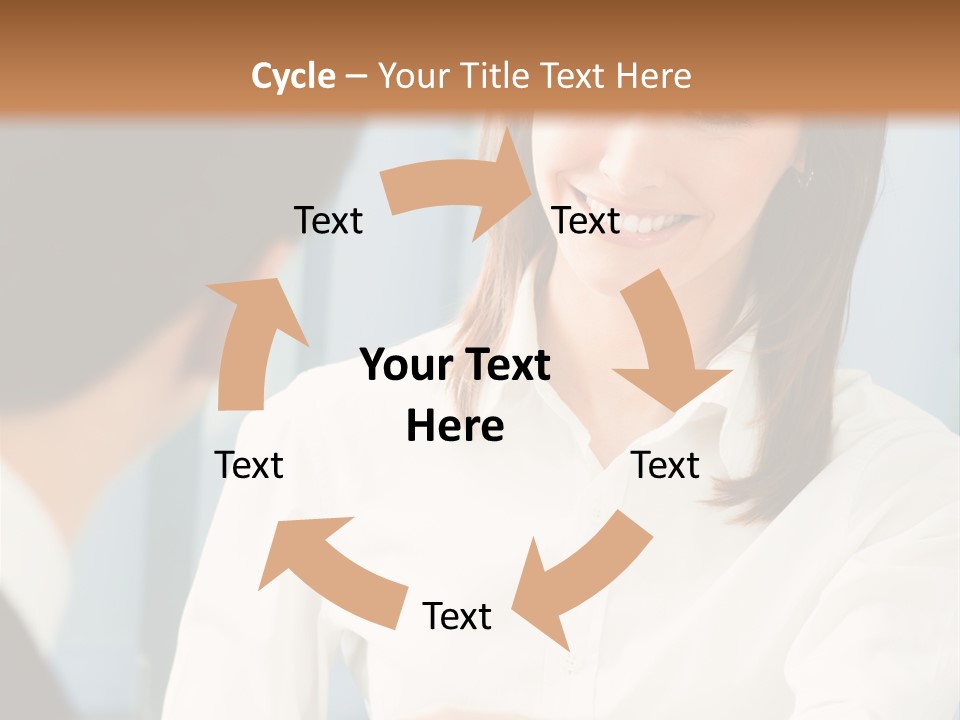 Businesspeople Square Businessteam PowerPoint Template