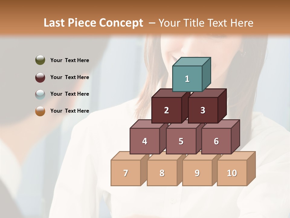 Businesspeople Square Businessteam PowerPoint Template