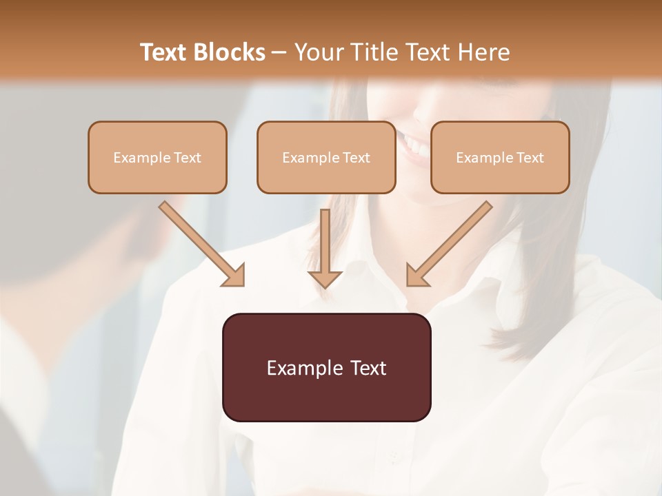 Businesspeople Square Businessteam PowerPoint Template