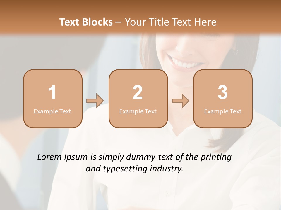 Businesspeople Square Businessteam PowerPoint Template