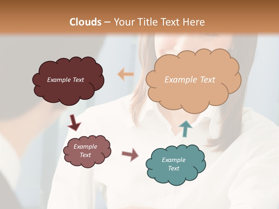 Businesspeople Square Businessteam PowerPoint Template