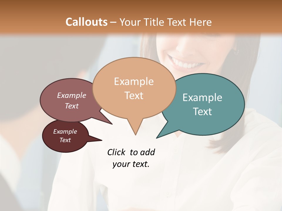 Businesspeople Square Businessteam PowerPoint Template