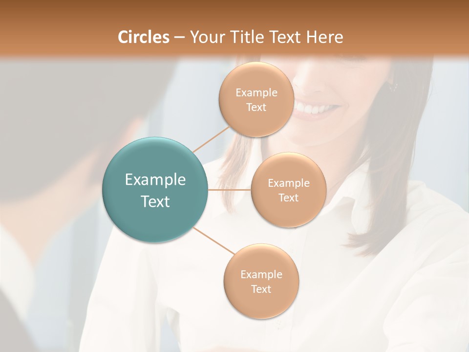 Businesspeople Square Businessteam PowerPoint Template